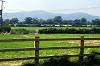The view of Malvern Hills from Rhydd Barn