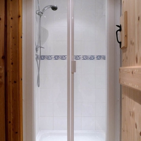 Shower downstairs