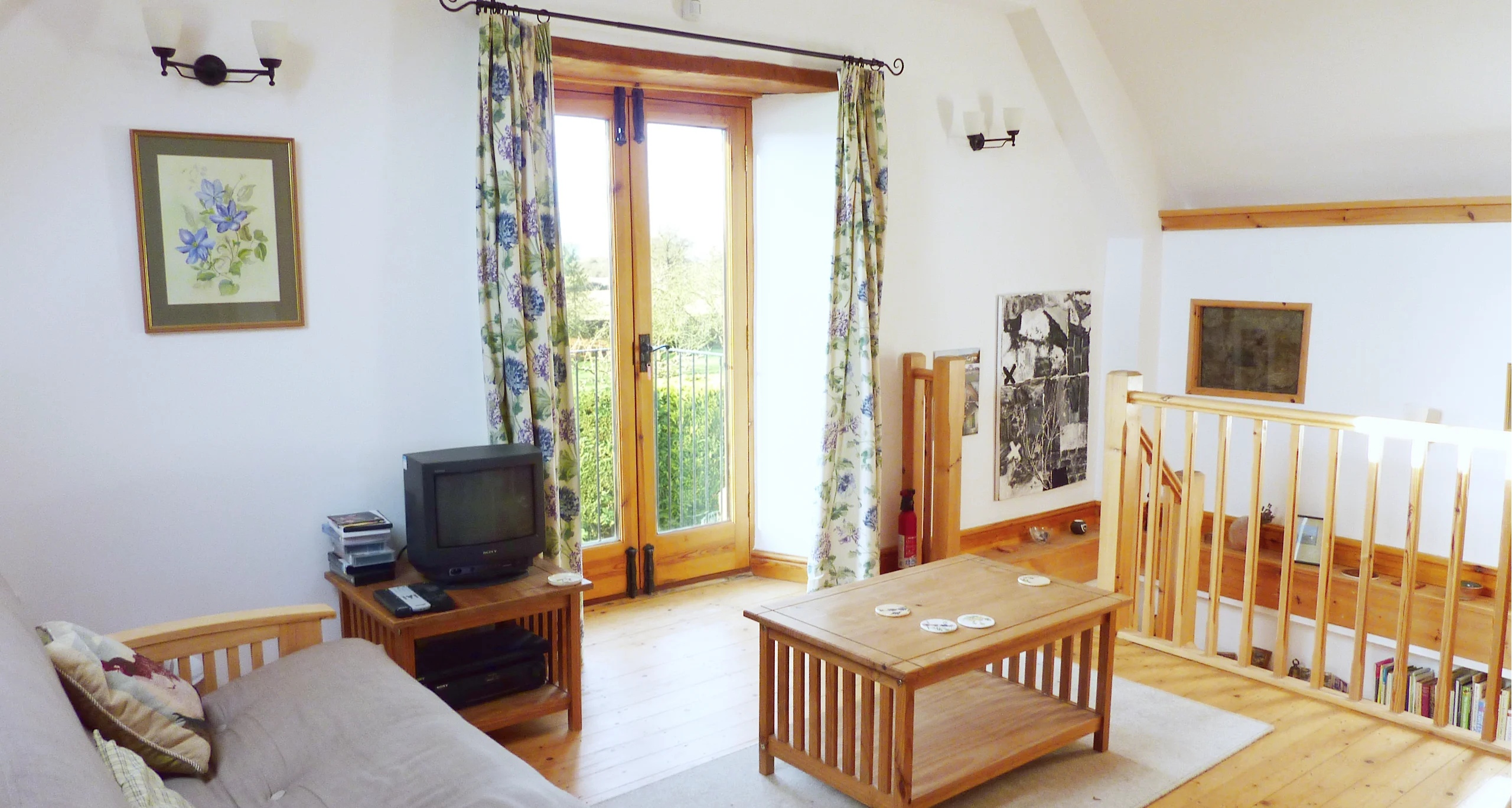 Rhydd Barn first floor sitting room
